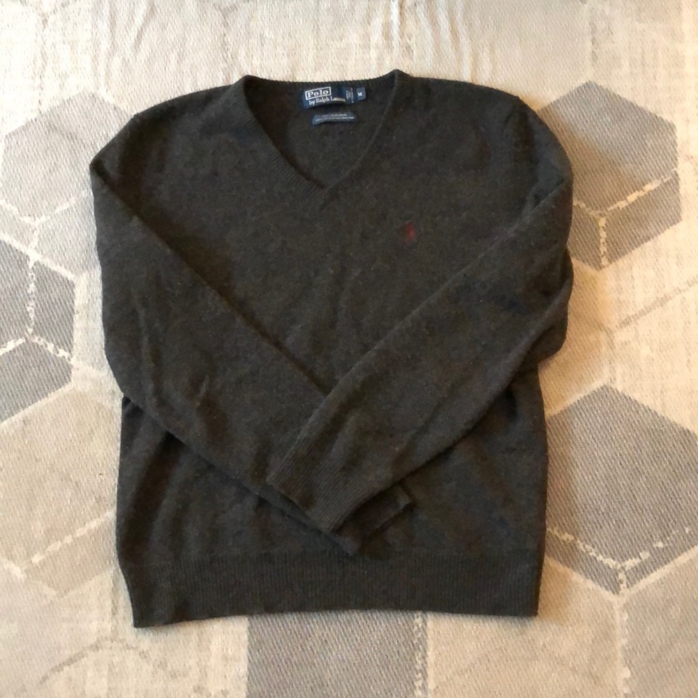 Men’s Polo Wool Sweater M